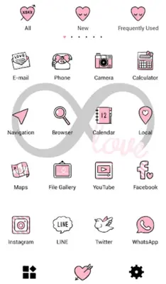 Infinite Love Theme +HOME android App screenshot 1